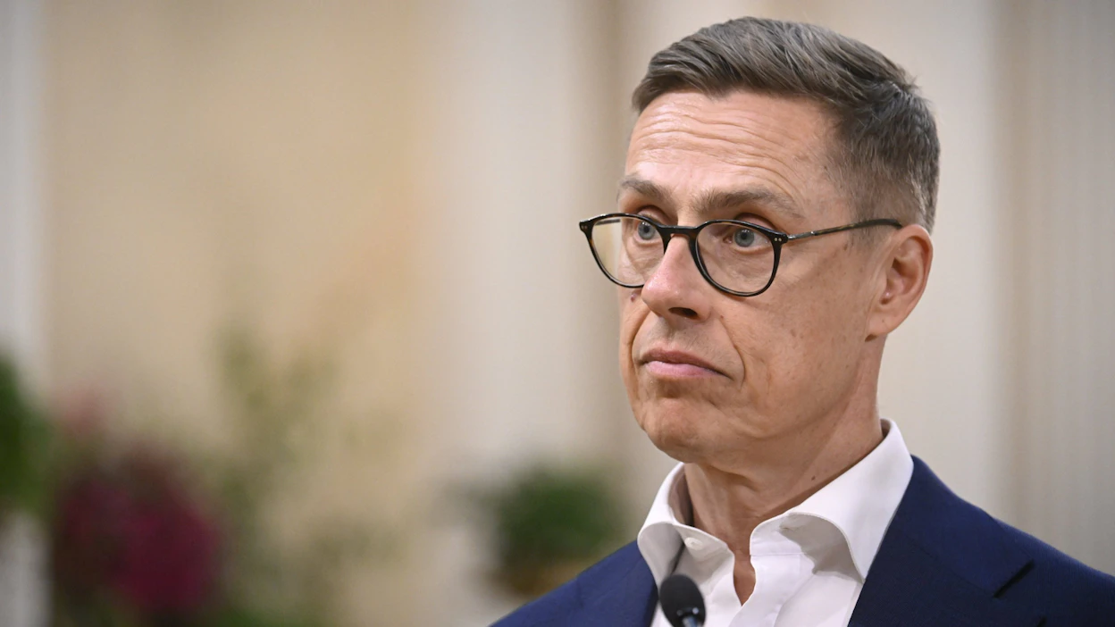 Presidentti Stubb pitää niin sanottua käännytyslakia tarpeellisena, jotta Suomen Venäjän-vastaisen rajan avaamista voidaan harkita. LEHTIKUVA / Markku Ulander.