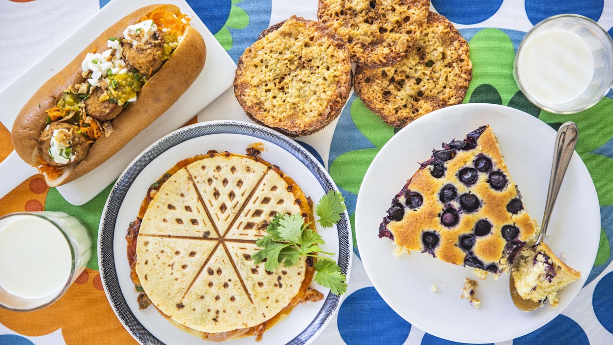 Helpot välipalat piristävät päivää.