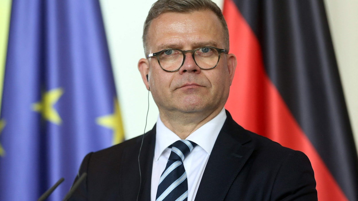 Suomea EU:n huippukokouksessa edustaa pääministeri Petteri Orpo (kok.). LEHTIKUVA/AFP.