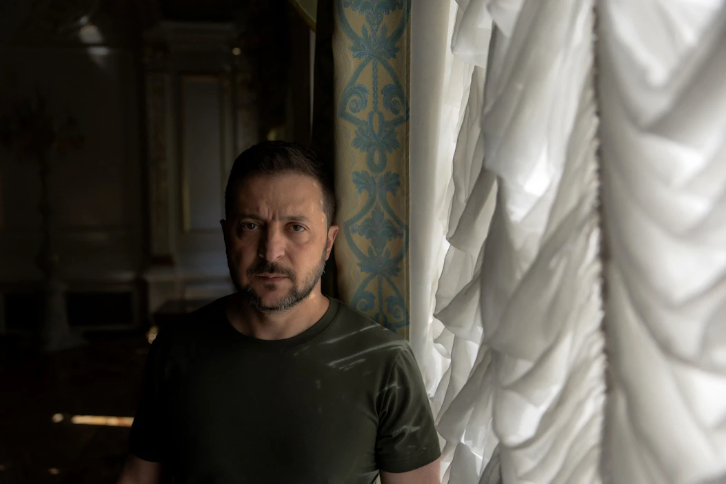 Ukrainan liittolaisten pelkona on presidentti Volodymyr Zelenskyin mukaan, että Venäjän tappio johtaisi uuteen, arvaamattomaan geopoliittiseen tilanteeseen. LEHTIKUVA/AFP.