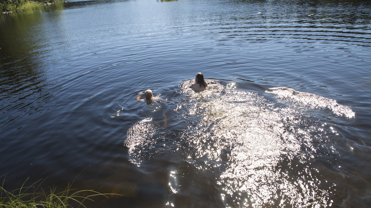 Puhtaat uimavedet ja oma ranta ovat monelle matkailijalle ihmetyksen aiheita.