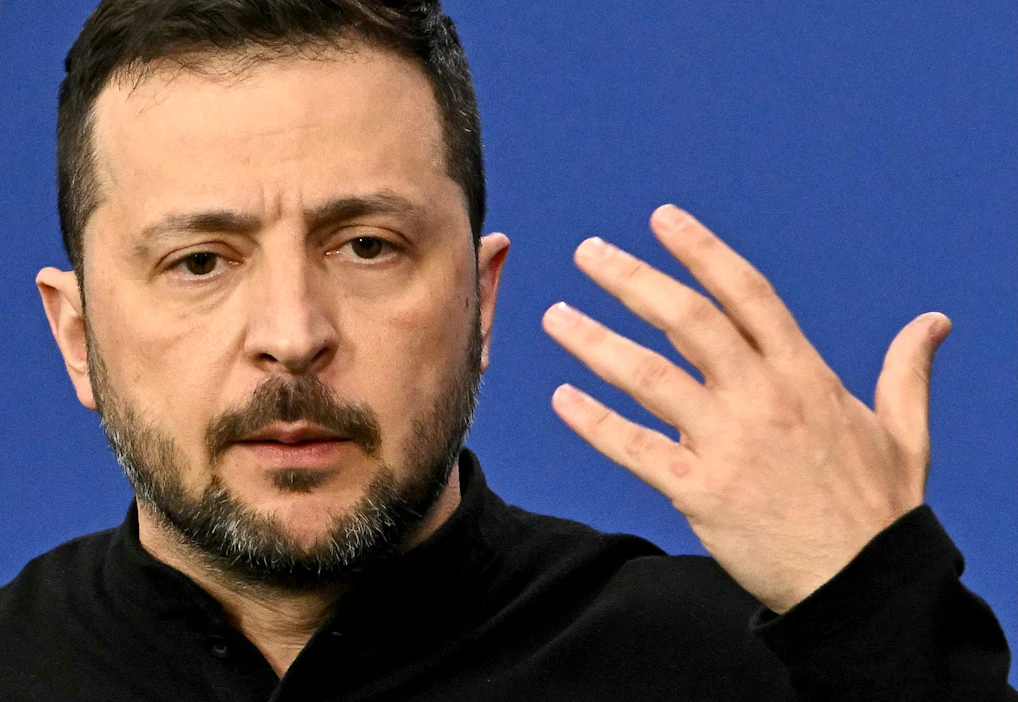Presidentti Zelenskyin mukaan Krim voidaan palauttaa diplomaattisesti eikä Ukrainan tarvitse sotia siitä. LEHTIKUVA/AFP.