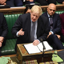 Nyt laki velvoittaa Johnsonia pyytämään lisäaikaa EU-erolle. Lehtikuva/AFP