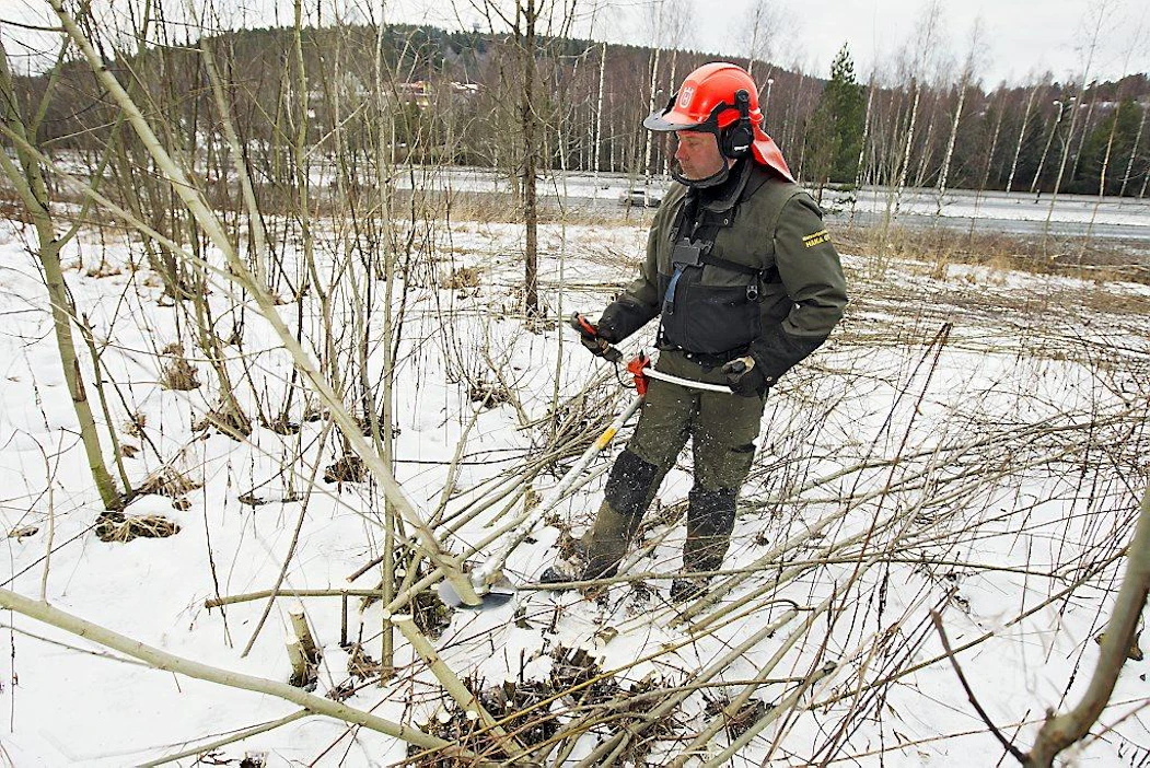 Maaseudun Tulevaisuus 21.12.2011 Metsuriyrittäjä Hannu Väänänen, Kuopio. Kuva: Pentti Vänskä