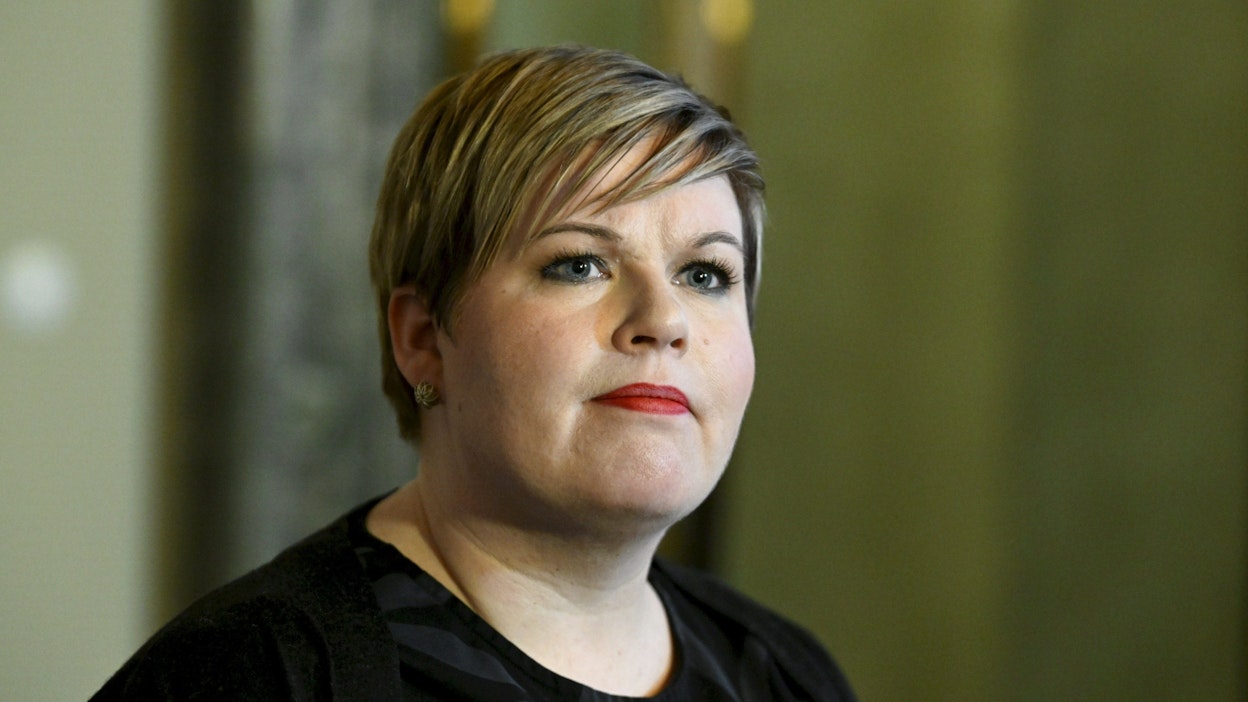Puheenjohtajan kannatusmittaus on huhtikuun vaalit, Annika Saarikko sanoo. LEHTIKUVA / VESA MOILANEN.