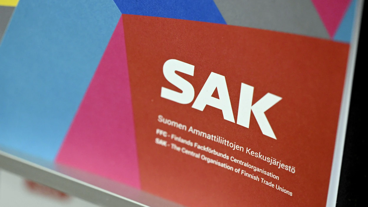 Suurimman palkansaajakeskusjärjestö SAK pitää yhteistoimintalain muutoksia pohtineen työryhmän mietintöä "täysin yksipuolisena". LEHTIKUVA / Emmi Korhonen.
