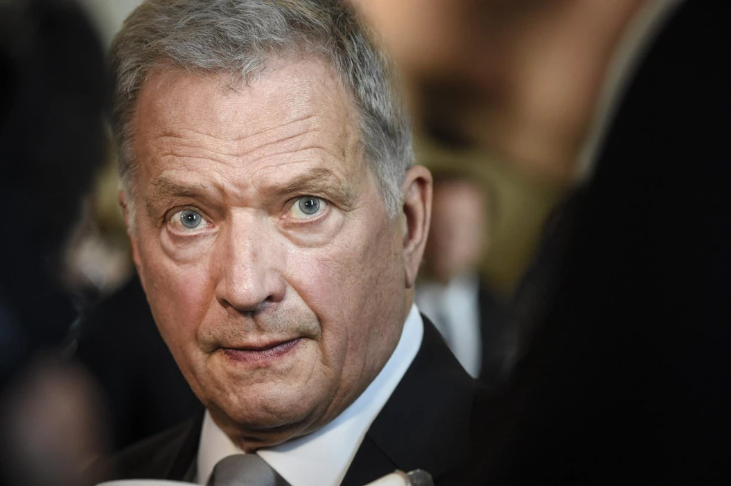 Kyseessä on presidenttien ensimmäinen tapaaminen. LEHTIKUVA / Emmi Korhonen