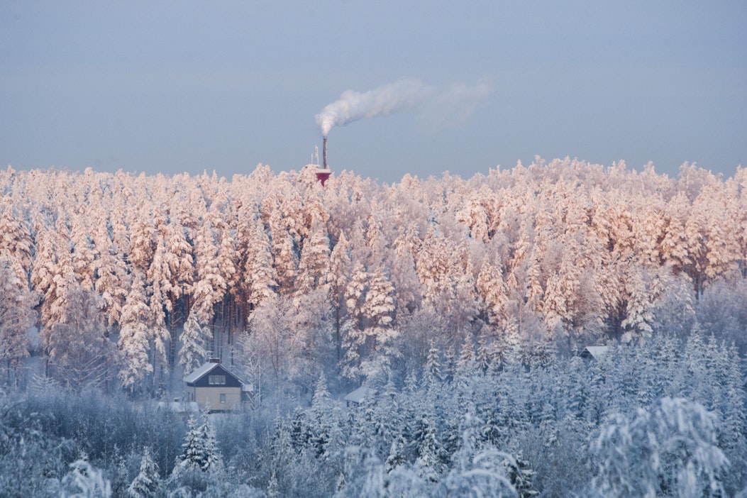 Tyyni pakkassää ei suosi sähköntuotantoa.