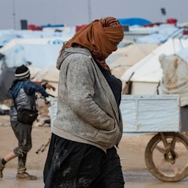 Syyrian al-Holin leiriin liittyvät asiat ovat aiheuttaneet paljon keskustelua viime päivinä. LEHTIKUVA/AFP