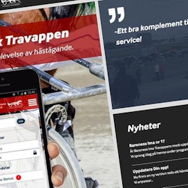 Ruotsissa on laajalti käytössä yhdessä keskusjärjestö ST:n kanssa kehitetty Travappen-­ohjelmisto, joka on hevosenomistajille ilmainen kännykkä­sovellus. Kuva: Ville Toivonen
