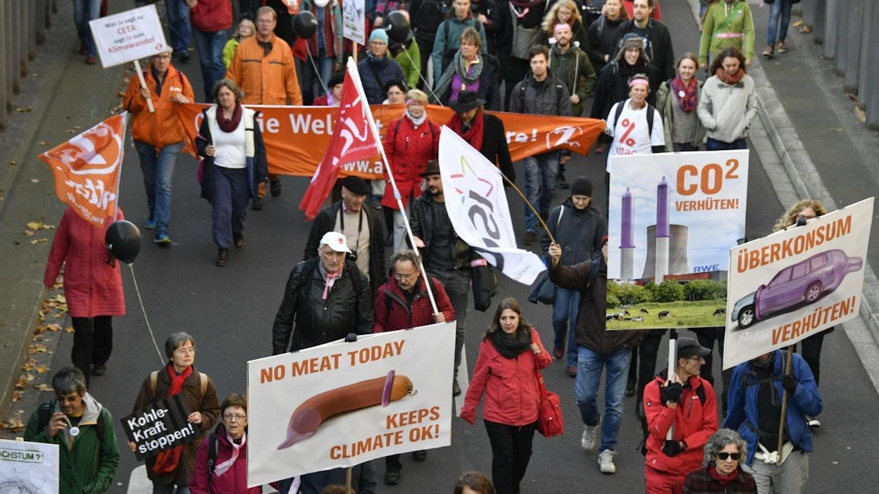 Tunnelma Bonnin ilmastokokouksen alla on ollut huolestunut. LEHTIKUVA/AFP