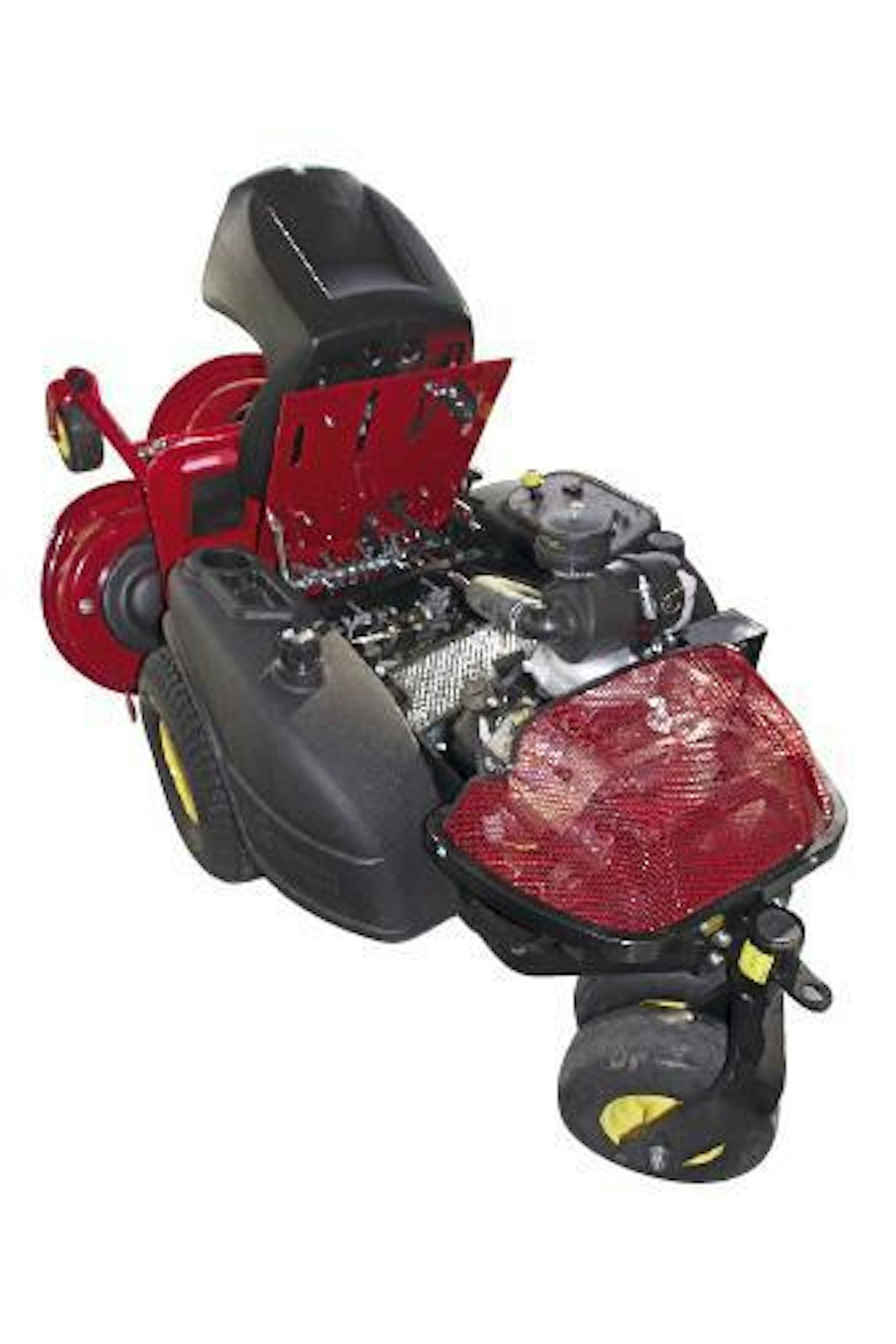 Wihurin teknisen kaupan uutuuksiin kuuluu Gianni Ferrari Turbo Z -ruohonleikkuri. Paikallaan ympäri kääntyvän laitteen leikkuupöydän leveys on 112 cm. Valmistajan mukaan 40 litran tankki mahdollistaa jopa kymmenen tunnin työajan tankkaamatta. Lisävarusteina saatavilla on mm. lumilinko ja niittomurskain.
