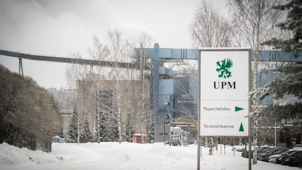 Jämsänkosken lakossa olevalla paperitehtaalla oli torstaina hiljaista, kun UPM kertoi viime vuoden tuloksesta.