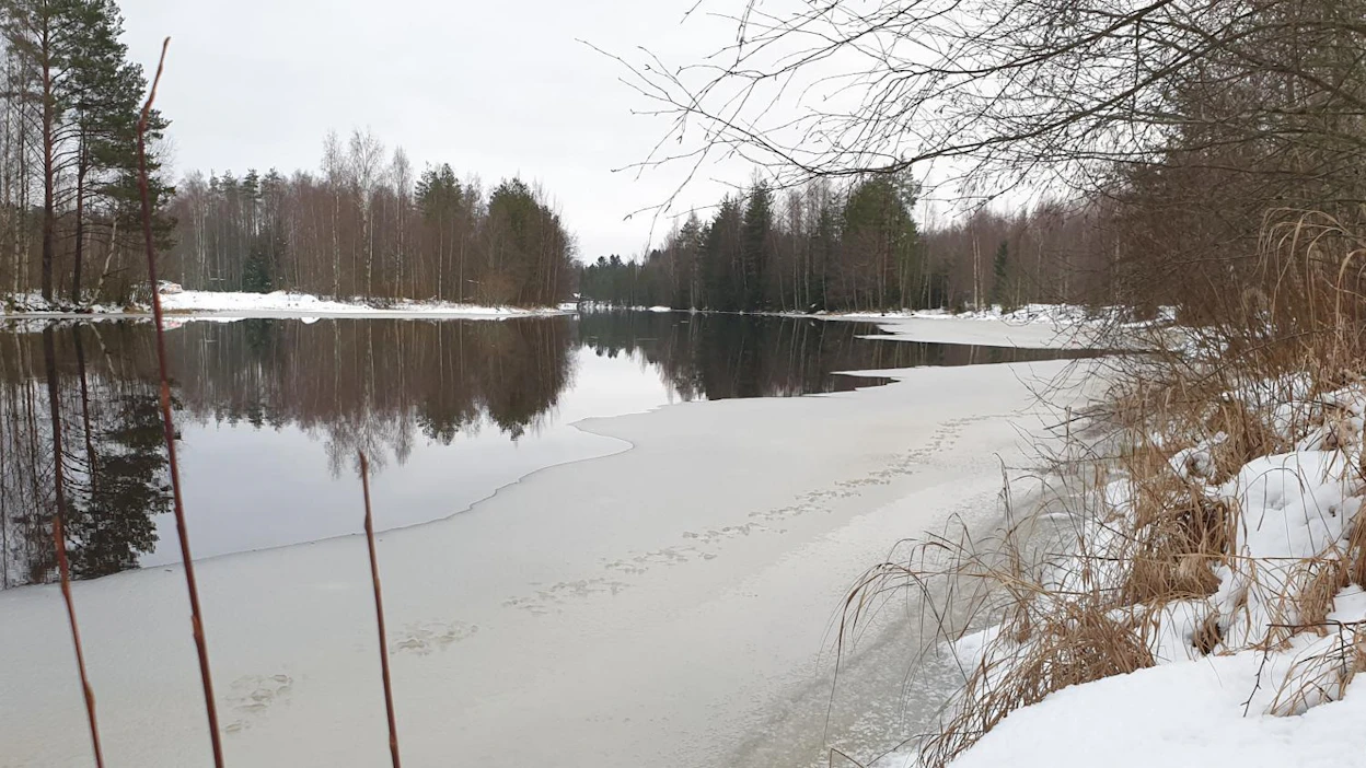 Terrieri katosi torstaiaamuna Välijoella, joka lähtee Lappajärvestä ja laskee Evijärveen.