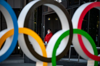 Tokion kesäolympialaiset oli määrä järjestää viime vuonna, mutta kisat siirrettiin kuluvan vuoden kesään koronaviruspandemian takia. LEHTIKUVA / AFP