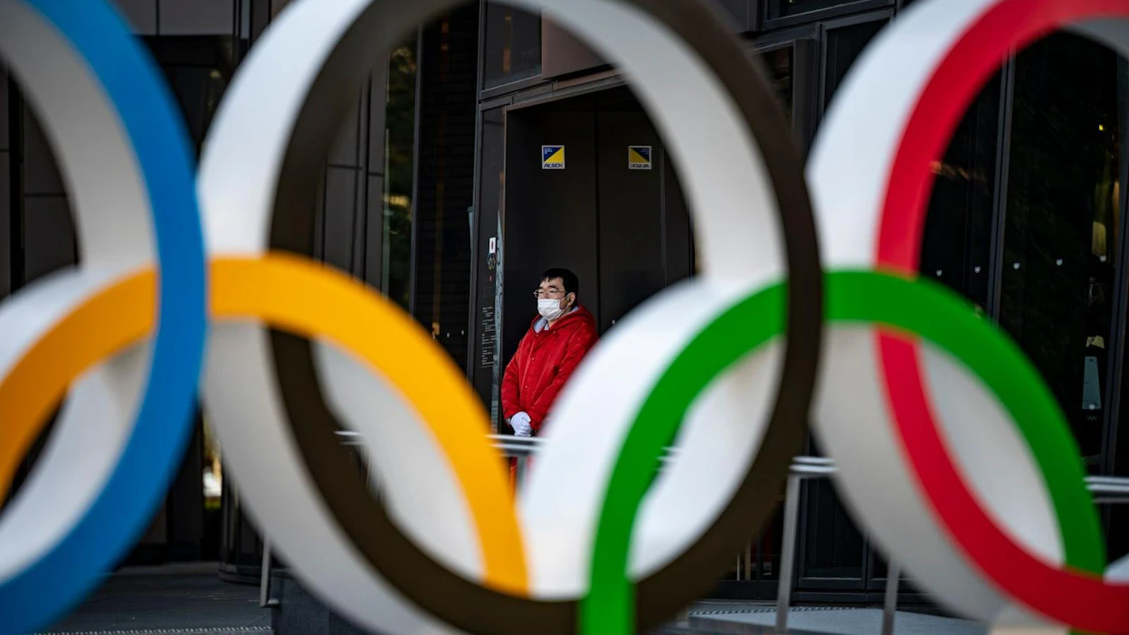 Tokion kesäolympialaiset oli määrä järjestää viime vuonna, mutta kisat siirrettiin kuluvan vuoden kesään koronaviruspandemian takia. LEHTIKUVA / AFP