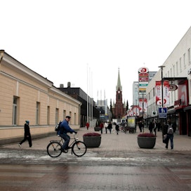 Orpon mukaan kaupungistuminen Suomessa ei tarkoita, että kaikki ihmiset ja palvelut kasaantuisivat pääkaupunkiseudulle. Kuvassa Mikkelin kävelykeskustaa.