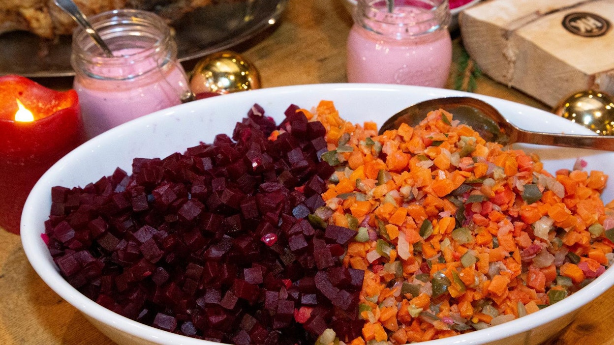 Rosolli valmistuu kotimaisista raaka-aineista.