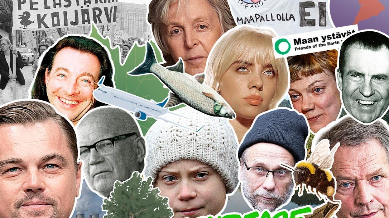 Ympäristöliike oli 1970-luvulla laaja yhteiskunnallinen ilmiö Suomessa ja maailmalla. Opiskelijat osoittivat mieltään, taiteilijat ottivat kantaa, tiedotusvälineet kertoivat aiheesta taajaan ja poliitikot toimivat ongelman ratkaisemiseksi. Nykyisellä ilmastoliikkeellä on monia samoja piirteitä.