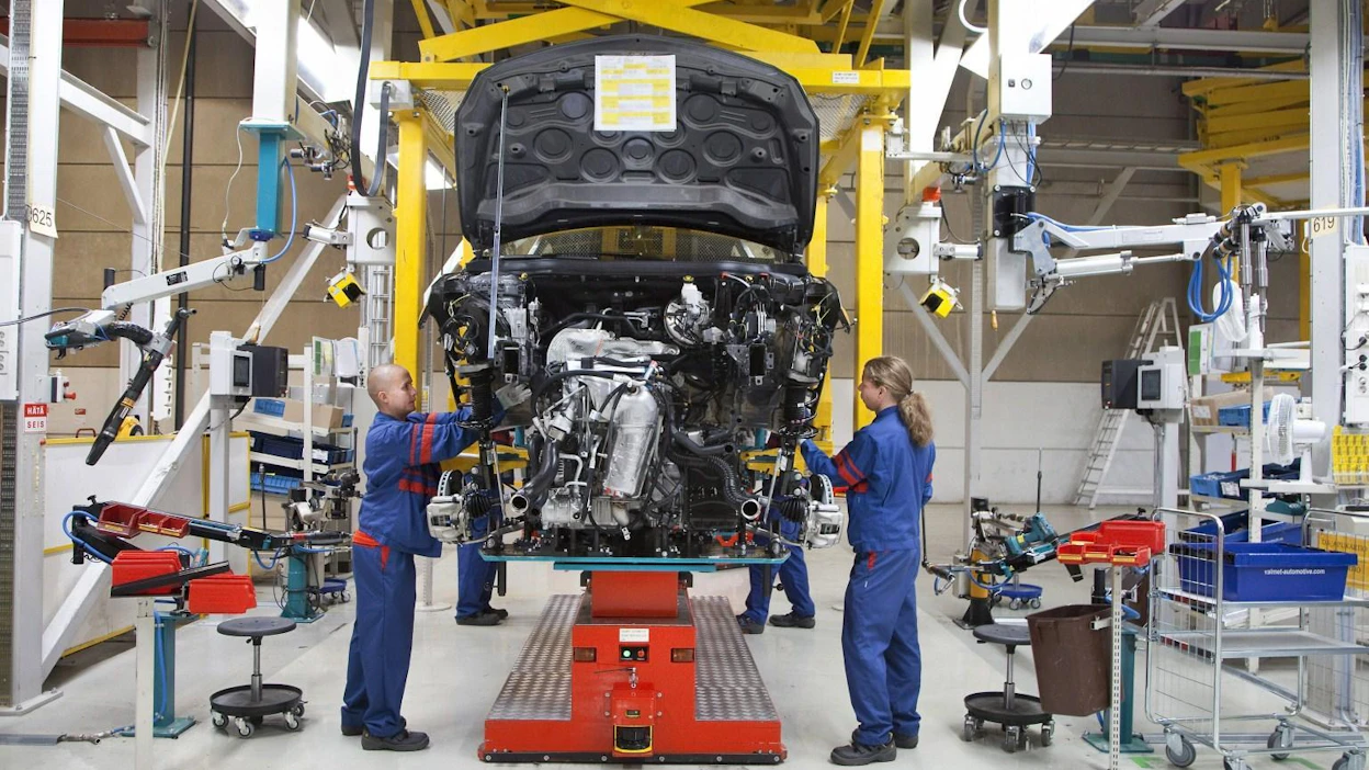Valmet Automotiven rekrytoinnit Uudenkaupungin autotehtaaseen on vauhdittanut Varsinais-Suomen kehitystä. LEHTIKUVA / HANDOUT / VALMET AUTOMOTIVE