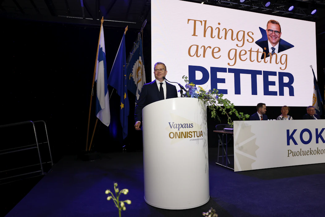 Alkava kaksivuotiskausi on Orpon kuudes kokoomuksen puheenjohtajana. - TOMMI ANTTONEN / LEHTIKUVA / STR.