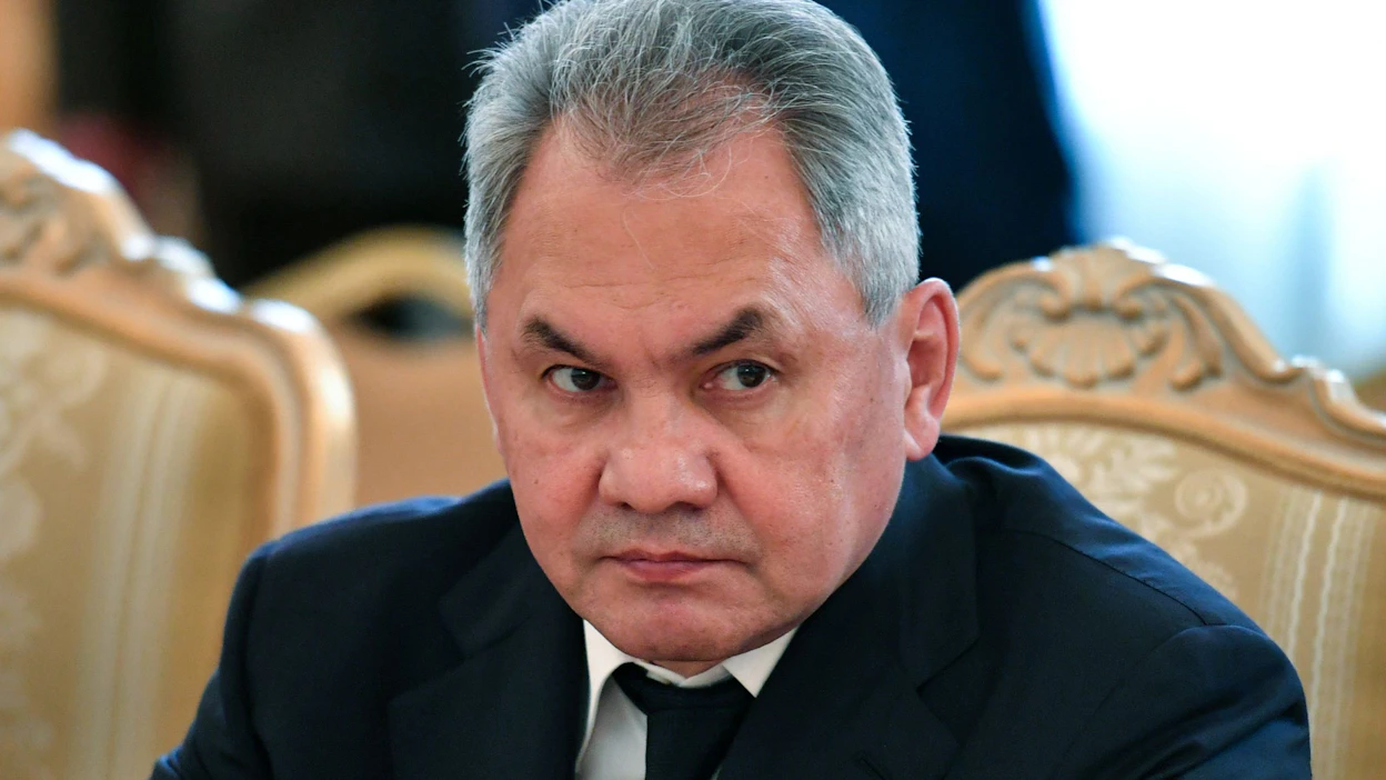 Venäjän puolustusministeri Sergei Shoigu väitti jo sunnuntaina Ukrainan valmistelevan provokaatiota likaisella pommilla. LEHTIKUVA/AFP.