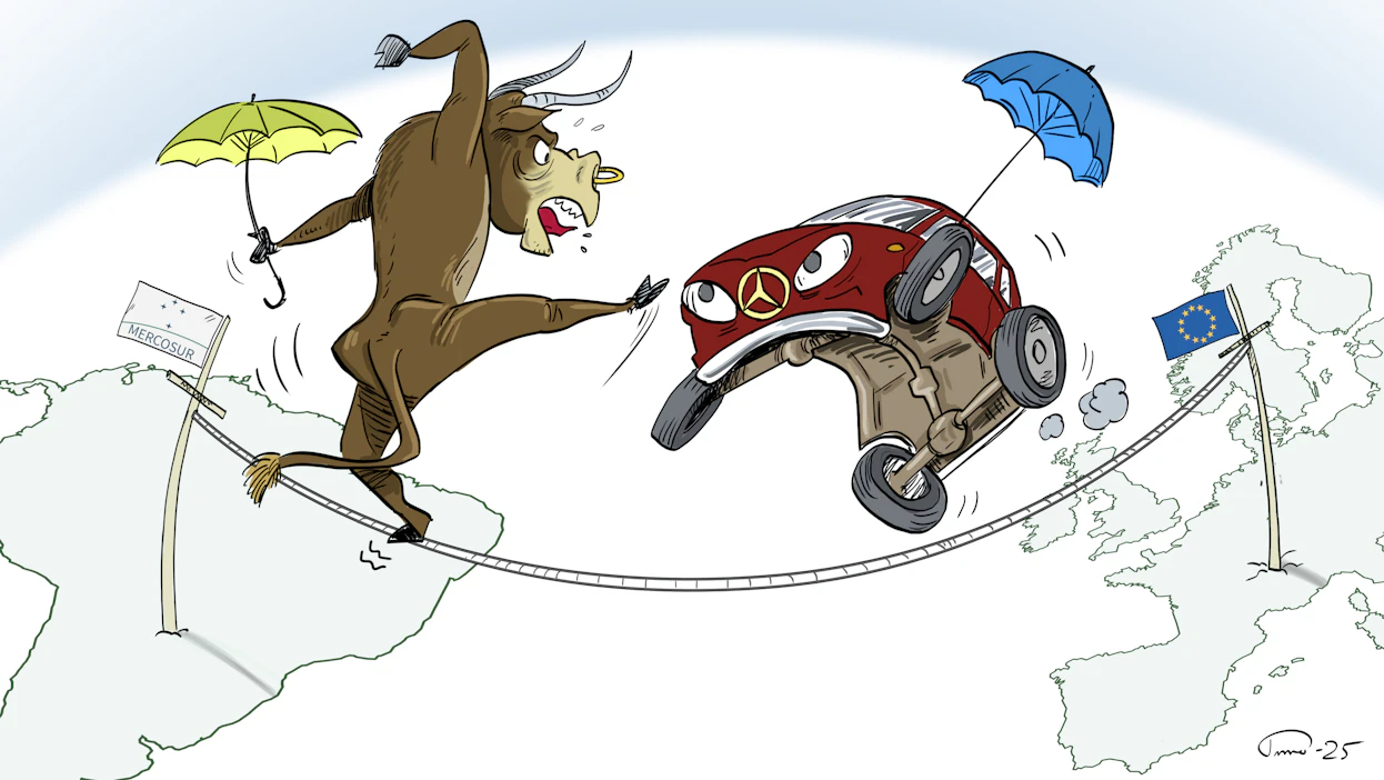Erityisesti autoteollisuus on Euroopassa tukenut Mercosur-sopimusta uusien markkinoiden toivossa. Kuvituskuva.