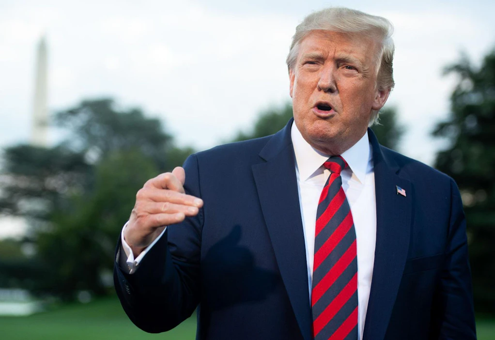 Presidentti Trump on keskustellut tapahtumista puhelimessa Saudi-Arabian kruununprinssin Mohammed bin Salmanin kanssa. LEHTIKUVA/AFP