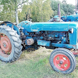 Fordson Major 6 -traktoria valmistettiin vuosina 1951-58.