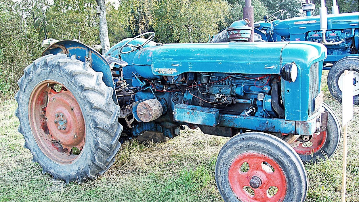 Fordson Major 6 -traktoria valmistettiin vuosina 1951-58.