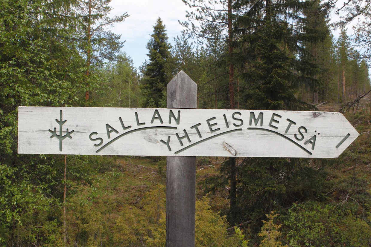Sallan yhteismetsä omistaa maita ympäri Sallan kuntaa. Lisäksi sillä on pieniä palstoja myös Posion, Kemijärven, Savukosken, Pelkosenniemen ja Kuusamon kuntien alueella.