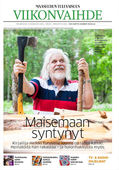 Uusi Viikonvaihde ilmestyy tabloidikoossa perjantaisin MT:n välissä 8.1. alkaen.