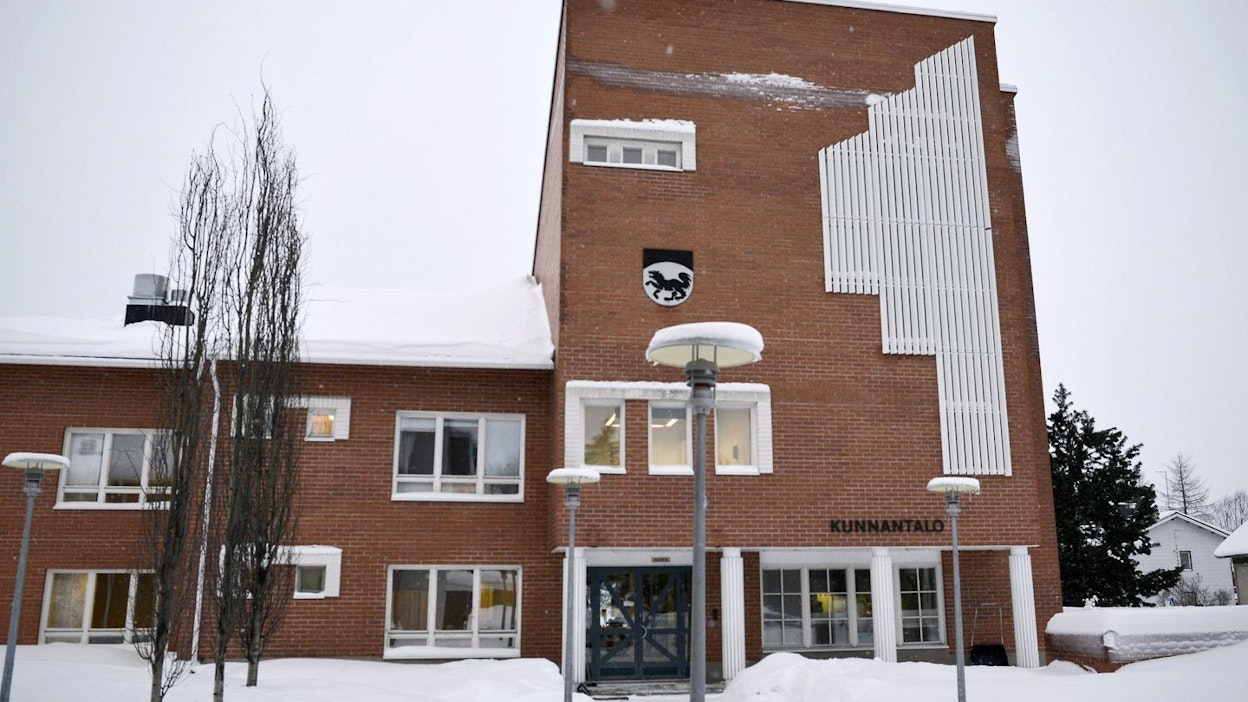 Kittilän kunnantalo 16. tammikuuta 2018.