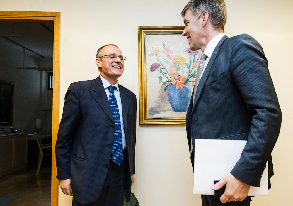 EU-komission laatupolitiikasta ja menekinedistämisestä vastaava johtaja Diego Canga Fano tapasi torstaina MTK:n puheenjohtajan Juha Marttilan Maalaistentalossa.