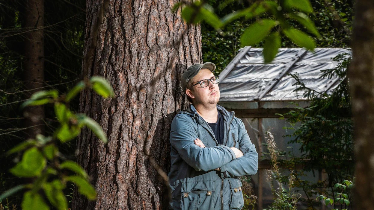 Tulevan taimiston pihalla kasvaa kookas mänty, joka on saanut lempinimen Jytky. Janne Ikola aikoo kokeilla Jytkyn kloonaamista metsätalouskäyttöön.