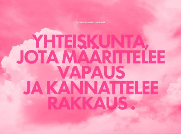 Feministinen puolue korostaa ihmisoikeuksien ja yhdenvertaisuuden merkitystä.