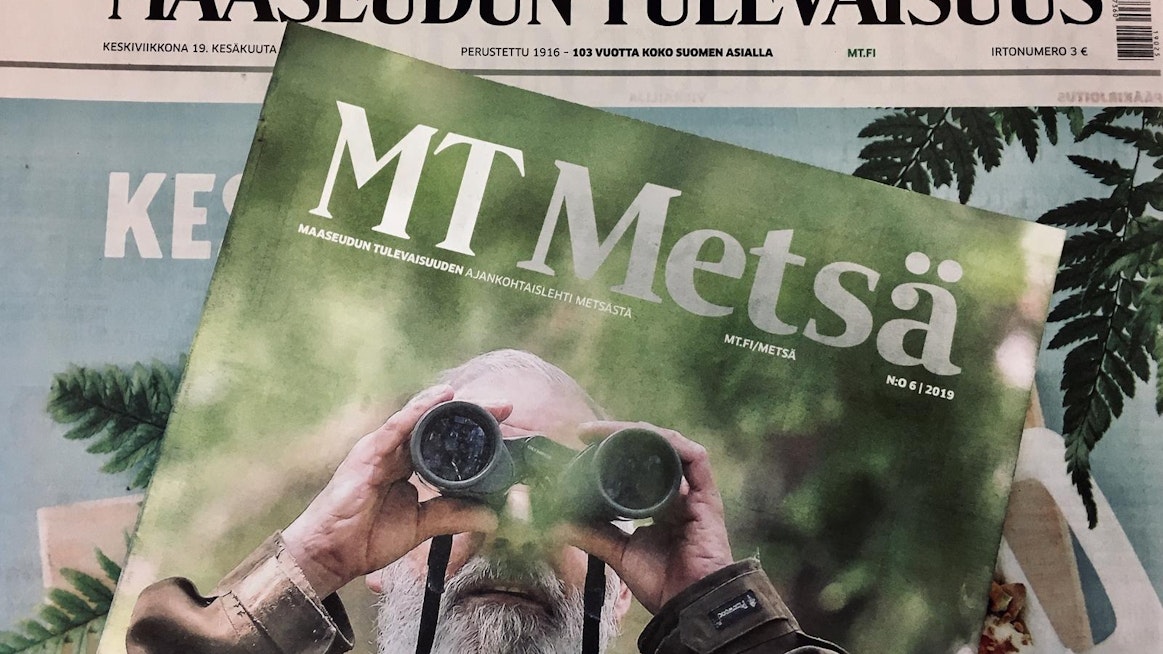 MT on digitaalisen metsäkeskustelun suosituin uutismedia.
