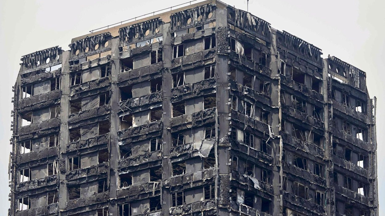 Tulipalossa oletetaan kuolleen noin 80 ihmistä. LEHTIKUVA/AFP