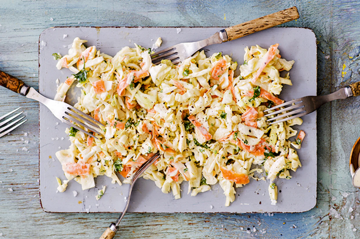 Coleslaw eli amerikkalainen kaalisalaatti