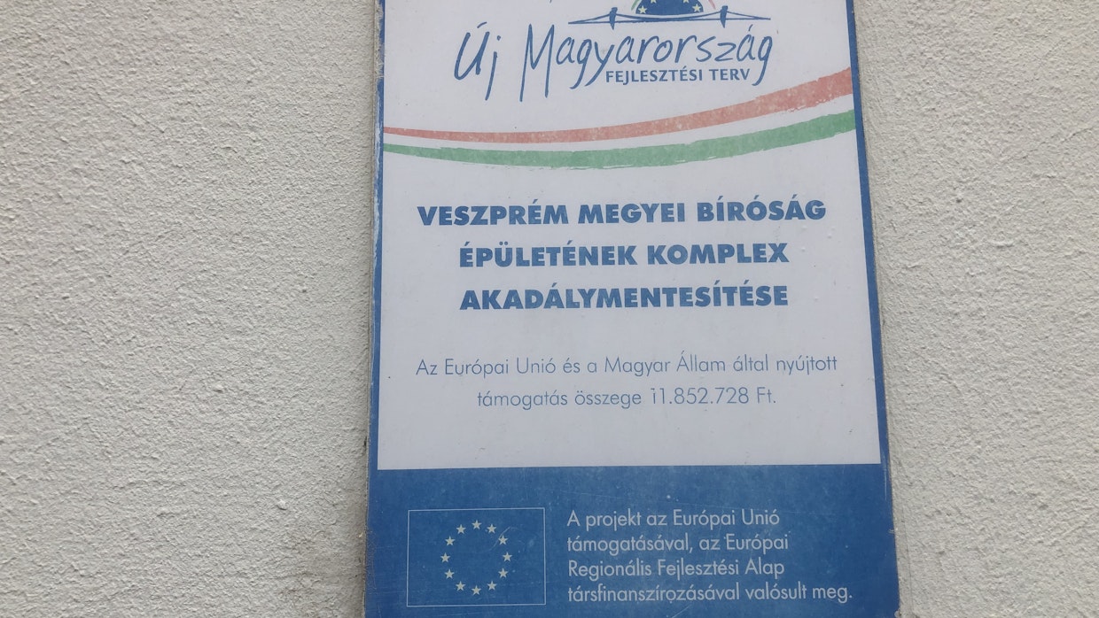 Veszprémin rakennuskokonaisuuden kunnostamiseen on saatu EU-rahaa.