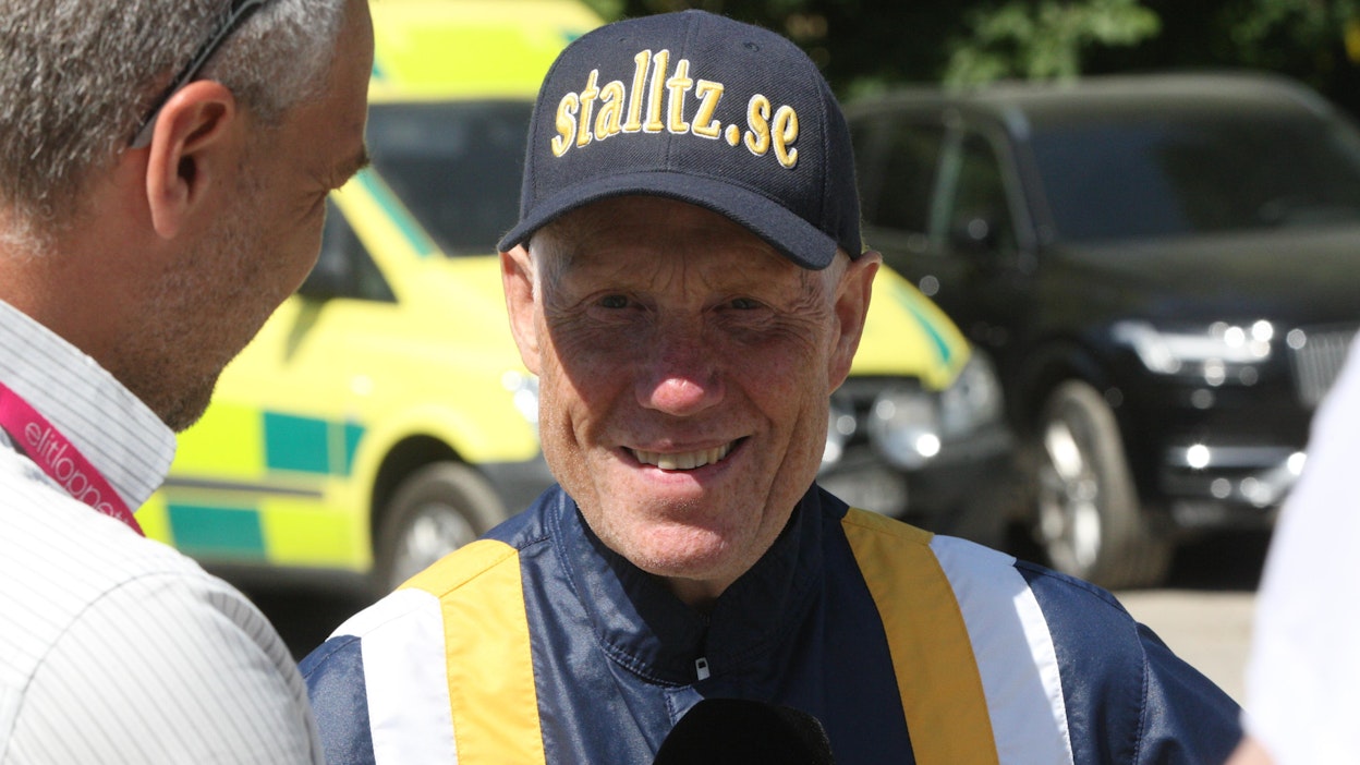 Stefan Melanderilla oli aihetta hymyyn lauantaina.