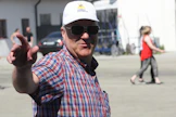 Jan-Olov Persson Solvallan Elitloppet-raveissa 2018.