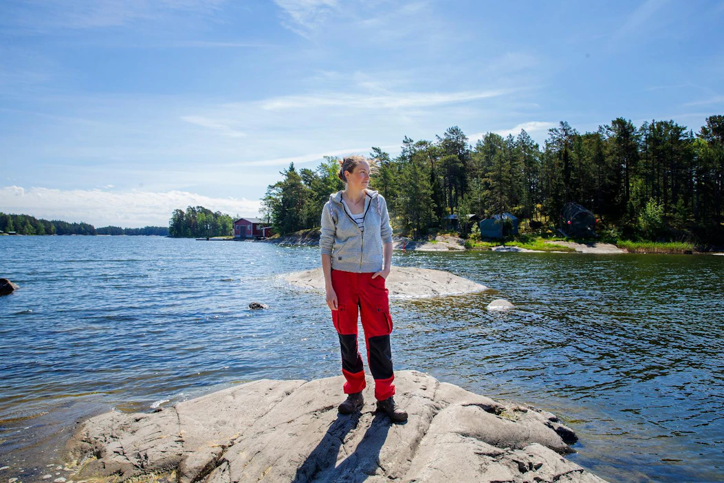 Marie Kellgren, 29, tuntee vain kaksi muuta kalastajanaista.