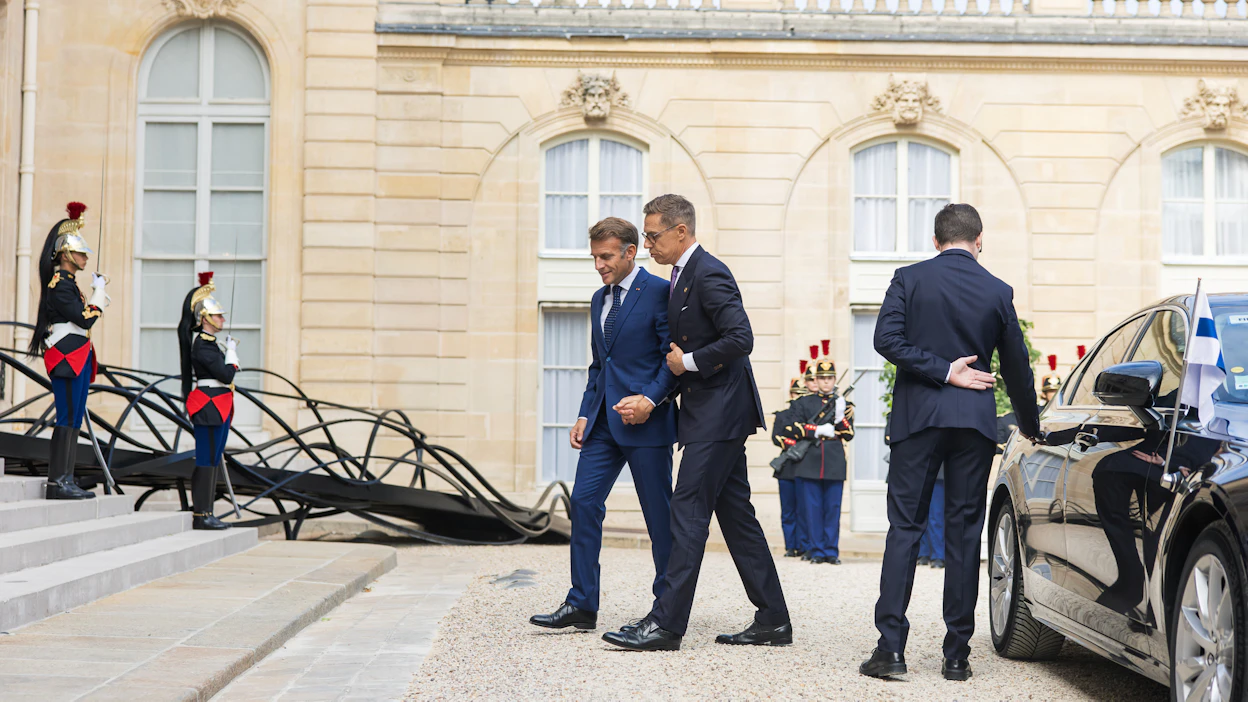 Presidentti Alexander Stubb osallistui Emmanuel Macronin isännöimään avaruushuippukokoukseen Pariisissa 10. syyskuuta.
