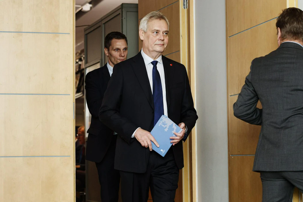 Rinne totesi STT:lle maanantaiaamuna, ettei hänellä ei ole tällä hetkellä kommentoitavaa hallitustilanteesta. LEHTIKUVA / RONI REKOMAA