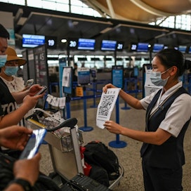 Viime kuukausien aikana Kiina on lieventänyt maahan tulevien matkailurajoituksia. LEHTIKUVA/AFP