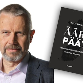 Toimittaja Matti Virtanen selvittelee kirjassaan Suomen identiteettipolitiikkaa.