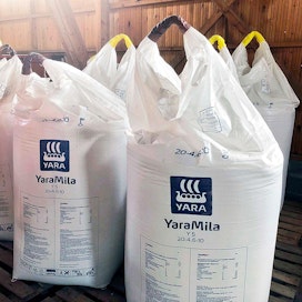 Viime viikolla Yara korotti lannoitteiden hintoja runsaalla 50 eurolla tonnilta.