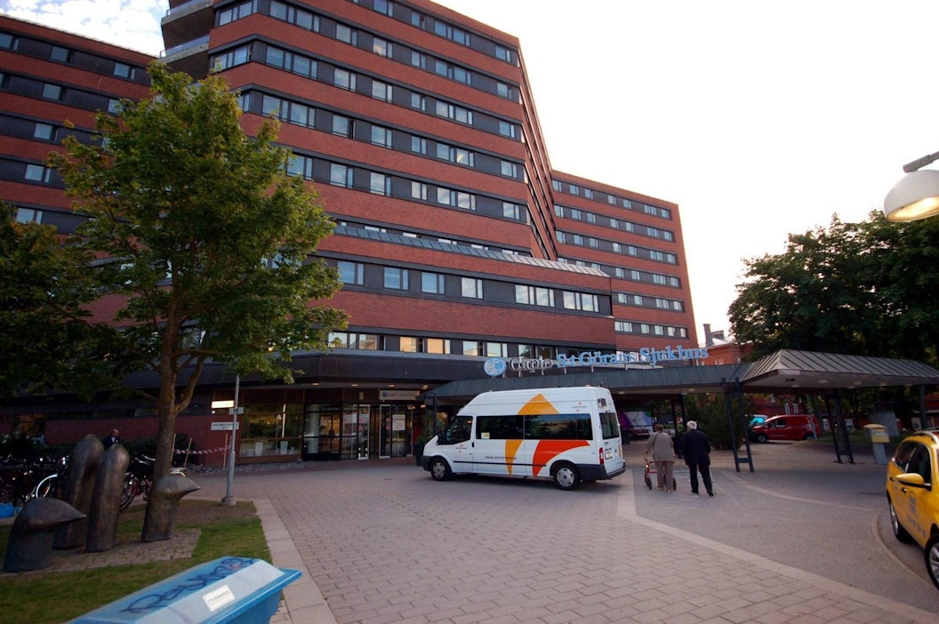 Sankt Göranin sairaala Tukholmassa. LEHTIKUVA / TANELI MÄNNIKKÖ