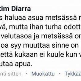 Vihreä vaikuttaja Fatim Diarra Helsingistä käytti perjantaina sosiaalisessa mediassa ronskia kieltä syrjäseutujen ihmisistä.